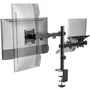 Aisens Soporte de Mesa Giratorio e Inclinable para Portátil y Monitor/TV 9 kg, 17-32", Negro
